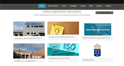 Desktop Screenshot of cepafuerteventuranorte.es